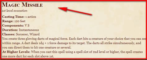 The Role of Magic Missile in a Wizard's Spellbook in 5e